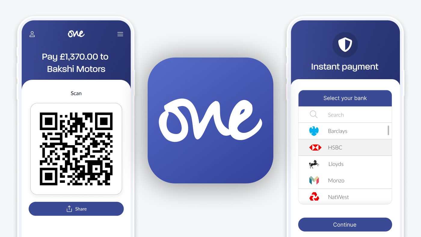 Introducing One: Instant payments, in your pocket.