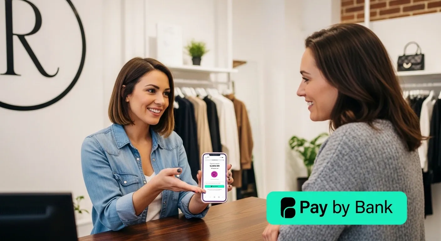 Pay by bank for small businesses - what it is, how it works, and why costs are falling Image